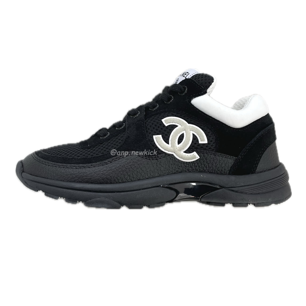 Chanel Low Top Trainer Black White G38299 Y55720 K3845 (1) - newkick.app